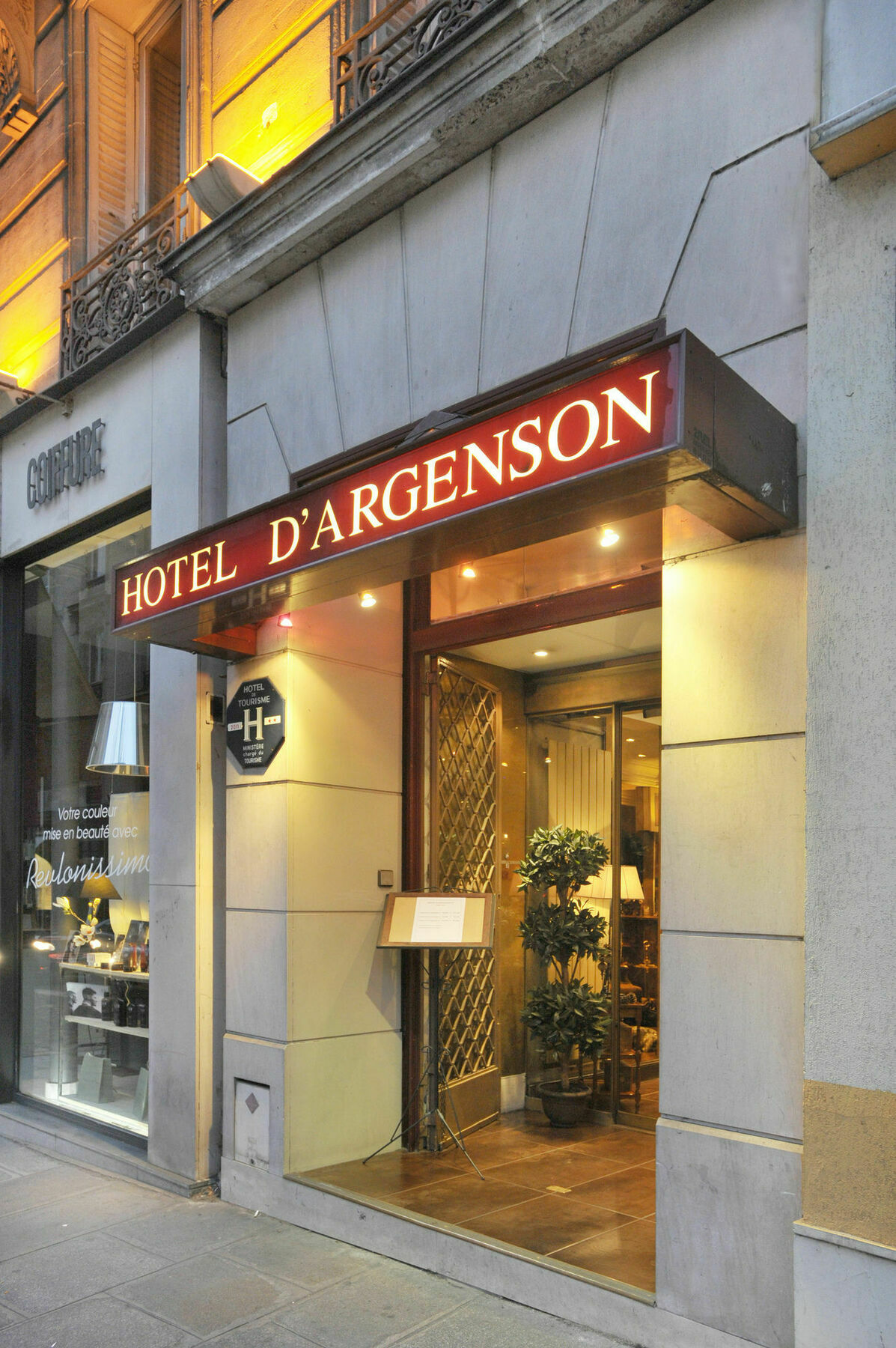 Hotel D'Argenson Париж Екстер'єр фото